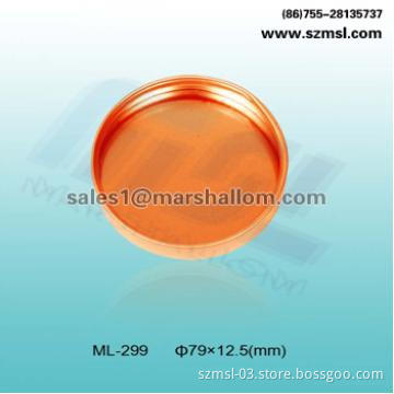 candle lids, glass box lid, candle tin
